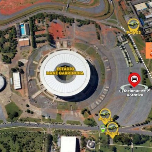 Trânsito alterado nesta segunda-feira (10) por causa de jogo no Mané Garrincha