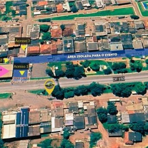 Trânsito na Fercal terá alterações nesta sexta-feira (12) e no sábado (13)