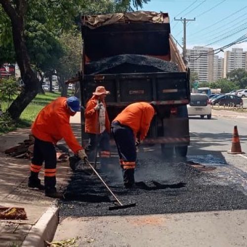 Ceilândia recebe manutenção urbana com aplicação de asfalto, limpeza e acessibilidade