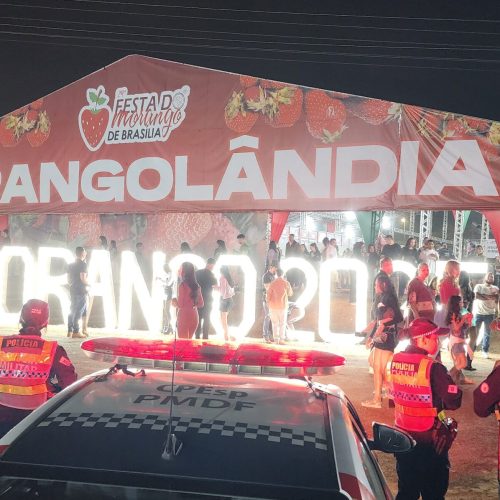 PMDF reforça segurança da 29ª Festa do Morango em Brazlândia