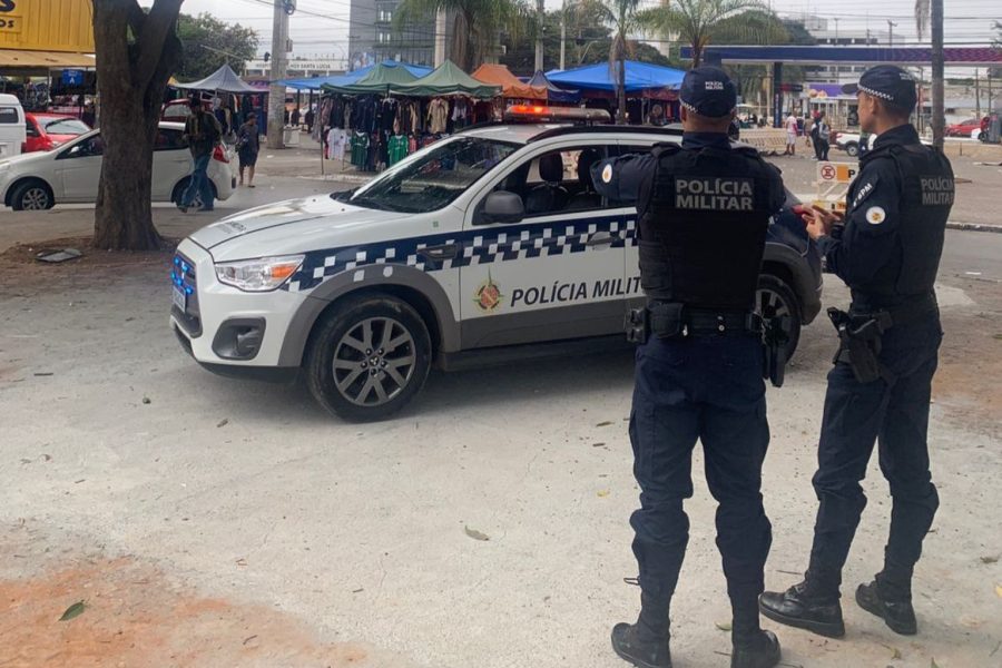 Reforço da PMDF amplia segurança no centro de Ceilândia