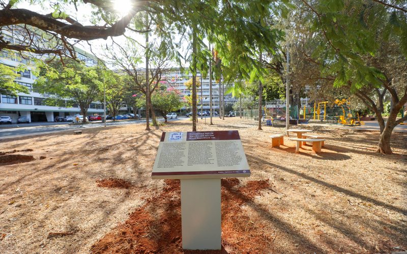 SQS 106 recebe placas que destacam marcos históricos de Brasília e aproximam moradores da memória da capital