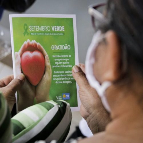 Ação em apoio à doação de órgãos leva serviços de saúde ao Parque da Cidade