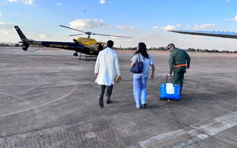 Sentinela transporta mais um coração e um fígado para transplante
