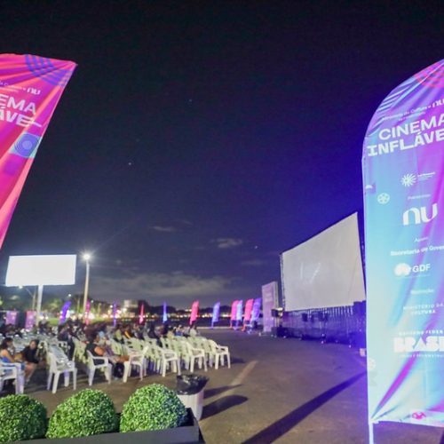 Gama recebe projeto Cinema Inflável, com tela a céu aberto, a partir desta sexta-feira (22)