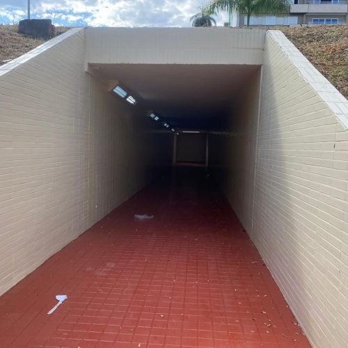 Concluída reforma da passagem subterrânea da 104 Sul