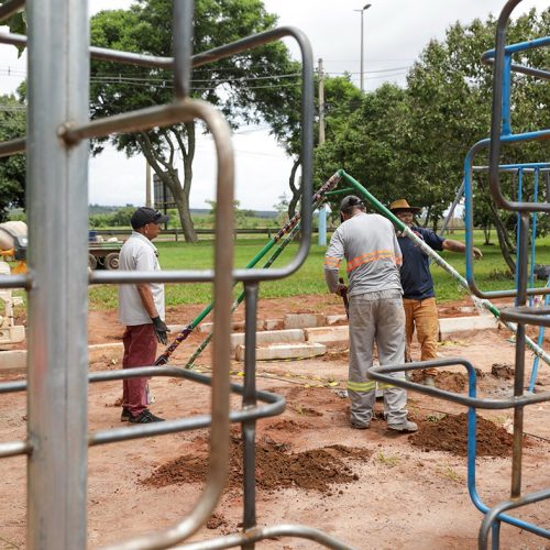 Com pista de skate entregue, reforma da Praça Central de Santa Maria segue em andamento