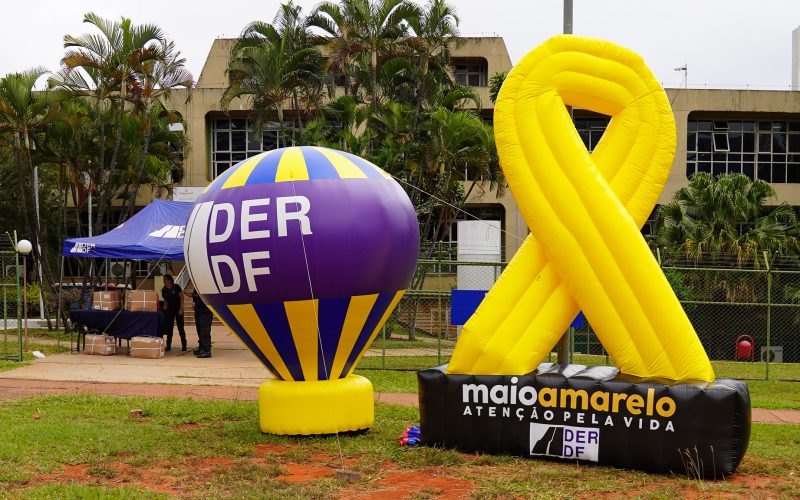 DER-DF celebra 15 anos do Maio Amarelo com série de eventos durante todo o mês