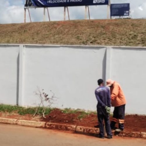 Arredores do Autódromo Internacional de Brasília passam por ação de desobstrução de bocas de lobo e reconstrução de grelhas
