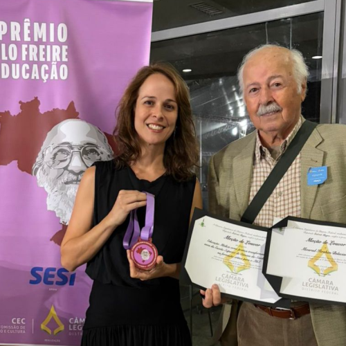 Trabalho da Escs ganha destaque na 4ª edição do Prêmio Paulo Freire de Educação