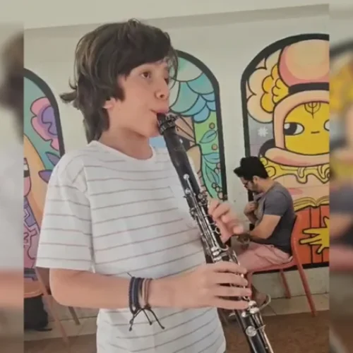 Clarinetista de 13 anos representará o DF em concurso nacional em São Paulo